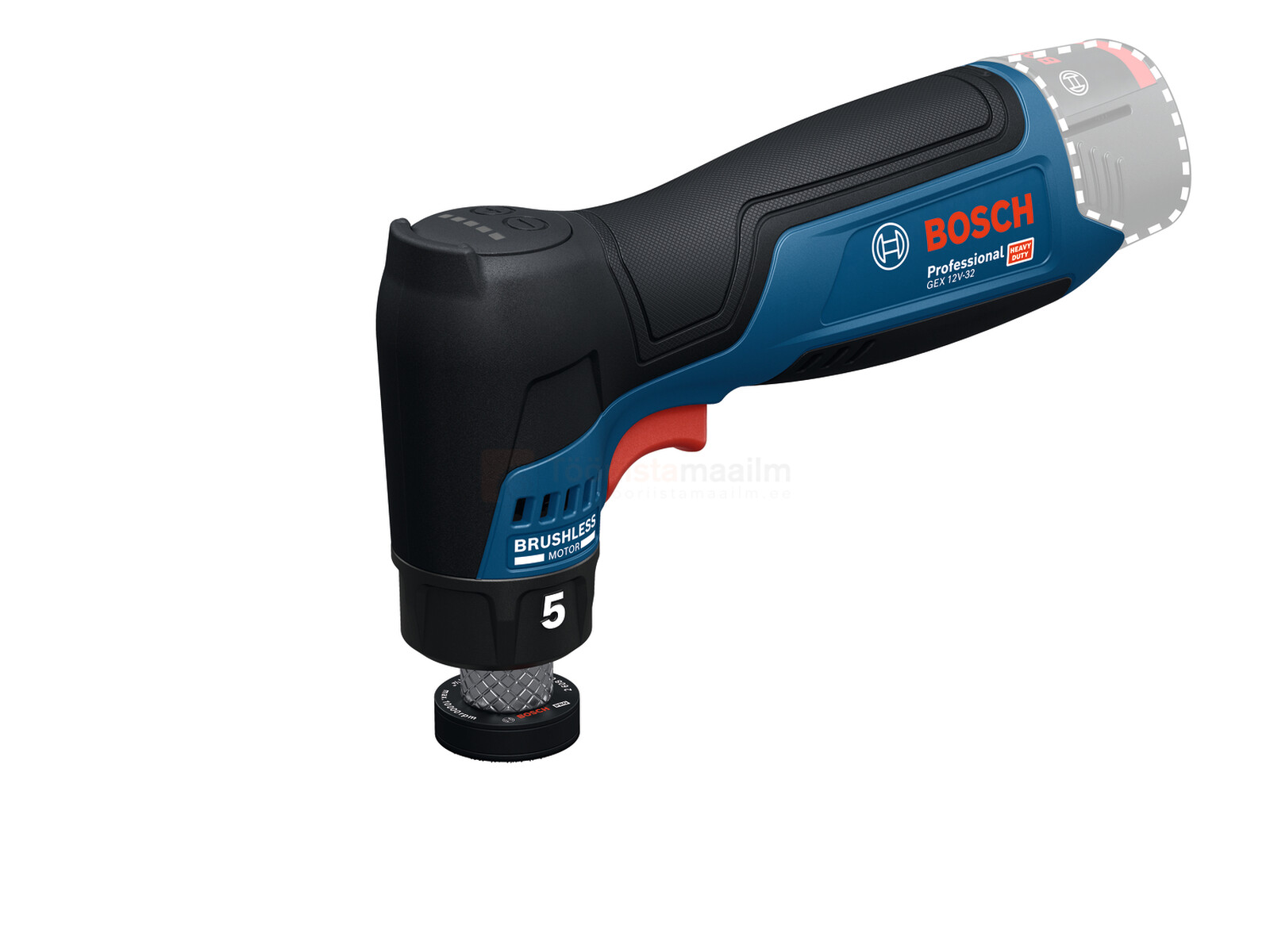 Bosch bezvadu ekscentriskais slīpmašīna GSS 12V-32, bez akumulatora un lādētāja